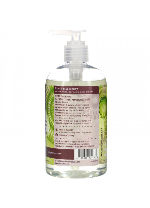 Grab Green, Hand Soap, Thyme with Fig Leaf, 12 oz (355 ml)