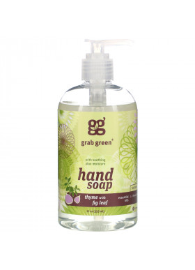 Grab Green, Hand Soap, Thyme with Fig Leaf, 12 oz (355 ml)