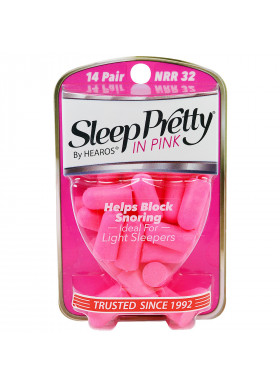 Hearos, Ear Plugs, Sleep Pretty in Pink, 14 Pair