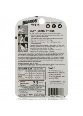 Hearos, Ear Plugs, Xtreme Protection, 14 Pair
