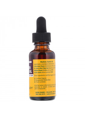 Herb Pharm, Mullein Garlic, Pure Ear Oil, 1 fl oz (30 ml)