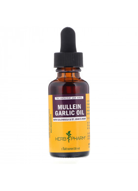 Herb Pharm, Mullein Garlic, Pure Ear Oil, 1 fl oz (30 ml)