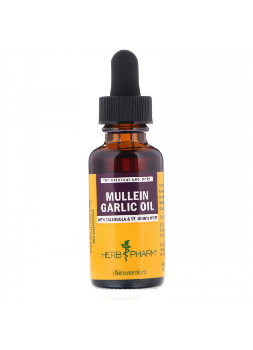 Herb Pharm, Mullein Garlic, Pure Ear Oil, 1 fl oz (30 ml)