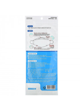 HIGUARD, Disposable KF94 ( N95 / KN95/ FFP2 ) Mask, 1 Mask