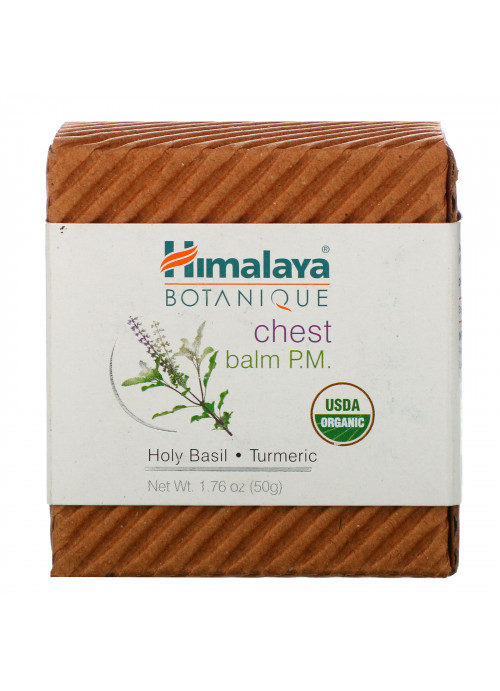 Himalaya, Botanique, Chest Balm P.M., 1.76 oz (50 g)