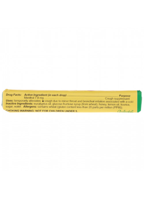 Honees, Honey Lemon Cough Drops , 9 Drops