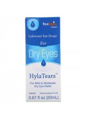 Hyalogic, HylaTears, Lubricant Eye Drops for Dry Eyes, 0.67 fl oz (20 ml)
