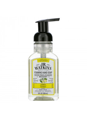 J R Watkins, Foaming Hand Soap, Lemon, 9 fl oz (266 ml)