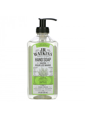 J R Watkins, Hand Soap, Aloe & Green Tea, 11 fl oz (325 ml)