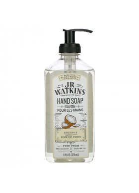 J R Watkins, Hand Soap, Coconut, 11 fl oz (325 ml)