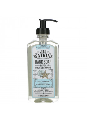 J R Watkins, Hand Soap, Ocean Breeze, 11 fl oz (325 ml)