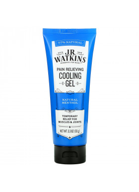 J R Watkins, Pain Relieving Cooling Gel, Natural Menthol, 3.3 oz (93 g)