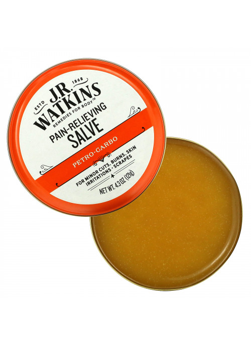 J R Watkins, Pain-Relieving Salve, Petro-Carbo, 4.3 oz (121 g)