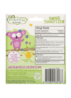 Jack n' Jill, Hand Sanitizer, Koala, 2 Pack, 0.98 fl oz (29 ml) Each and 1 Case