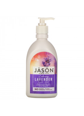 Jason Natural, Hand Soap, Calming Lavender, 16 fl oz (473 ml)