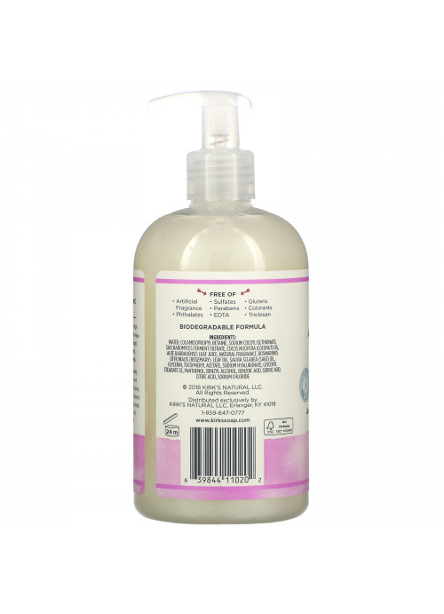 Kirk's, Odor Neutralizing Hand Wash, Rosemary & Sage, 12 fl oz (355 ml)