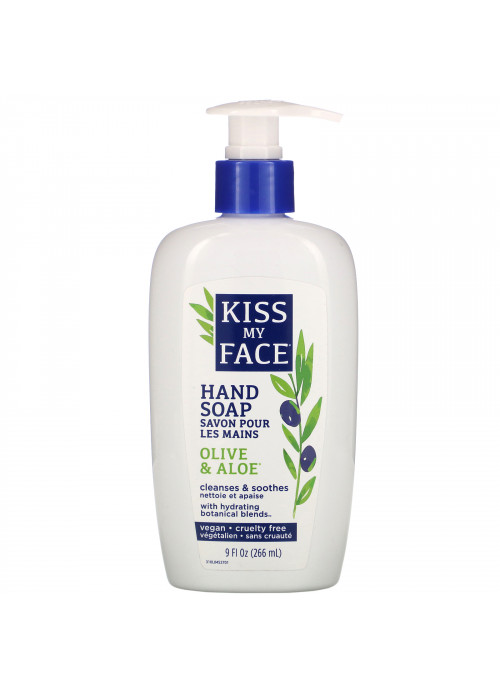 Kiss My Face, Hand Soap, Olive & Aloe, 9 fl oz (266 ml)