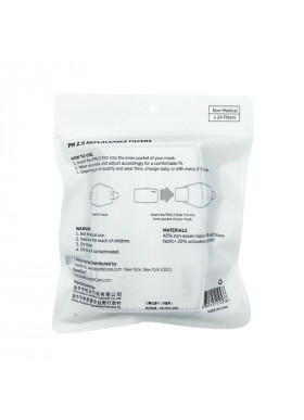 Kosette, PM 2.5 Replaceable Filter, 24 Filters