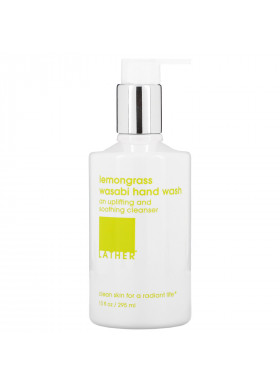Lather, Lemongrass Wasabi Hand Wash, 10 fl oz (295 ml)