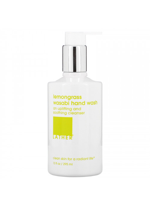 Lather, Lemongrass Wasabi Hand Wash, 10 fl oz (295 ml)