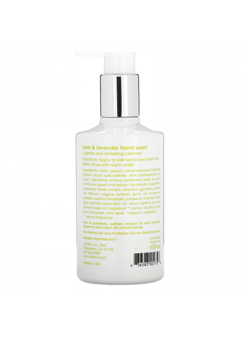 Lather, Pear & Lavender Hand Wash, 10 fl oz (295 ml)