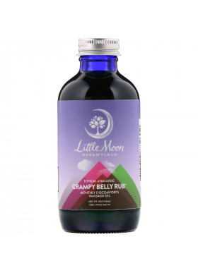 Little Moon Essentials, Crampy Belly Rub, Massage Oil, 4 oz (118 ml)