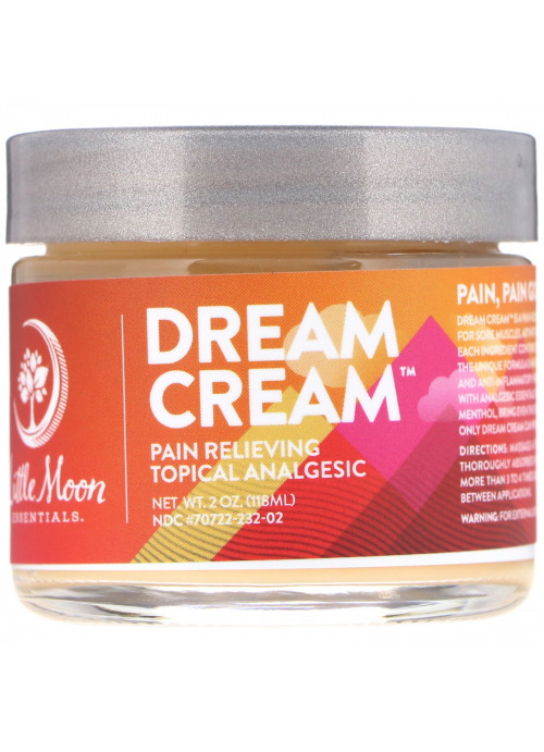 Little Moon Essentials, Dream Cream, Pain Relieving Topical Analgesic, 2 oz (118 ml)