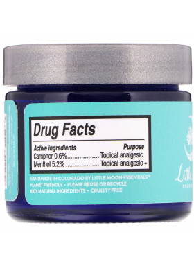 Little Moon Essentials, Vital Vapor Balm, Petroleum-Free Topical Analgesic, 2 oz (56.7 g)