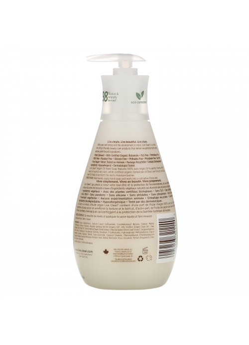 Live Clean, Hydrating Liquid Hand Soap, Argan Oil, 17 fl oz (500 ml)