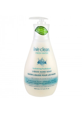 Live Clean, Hydrating Liquid Hand Soap, Fresh Water, 17 fl oz (500 ml)