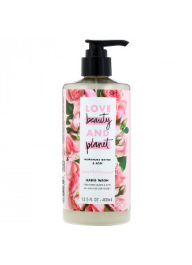 Love Beauty and Planet, Bountiful Bouquet Hand Wash, Murumuru Butter & Rose, 13.5 fl oz (400 ml)