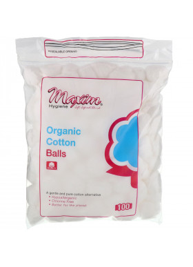 Maxim Hygiene Products, Organic Cotton Balls, 100 Count