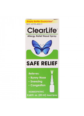 MediNatura, ClearLife, Safe Relief, Allergy Relief Nasal Spray, 0.68 fl oz (20 ml)