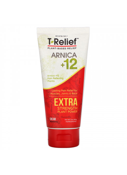 MediNatura, T-Relief, Extra Strength Plant Power Cream, Chamomilla, 3 oz (85 g)