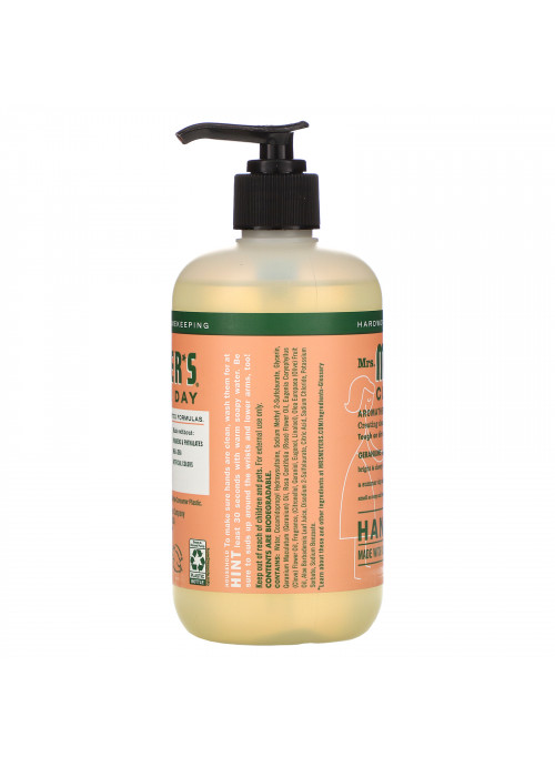Mrs. Meyers Clean Day, Hand Soap, Geranium Scent, 12.5 fl oz (370 ml)