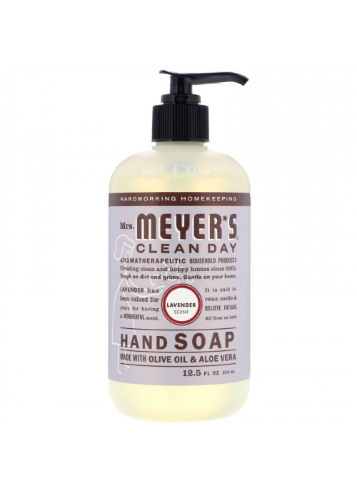Mrs. Meyers Clean Day, Hand Soap, Lavender Scent, 12.5 fl oz (370 ml)