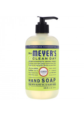 Mrs. Meyers Clean Day, Hand Soap, Lemon Verbena Scent, 12.5 fl oz (370 ml)
