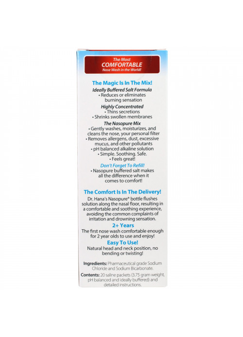 Nasopure, Nasal Wash, Personal Refill Kit, 20 Saline Packets