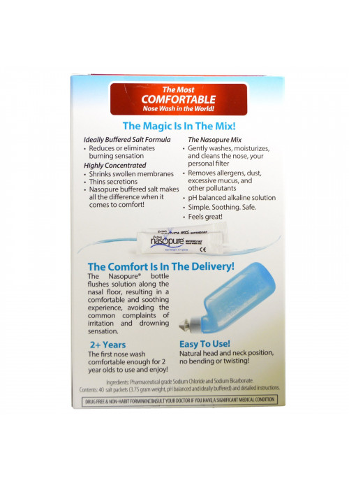 Nasopure, Nasal Wash System, Refill Kit, 1 Kit