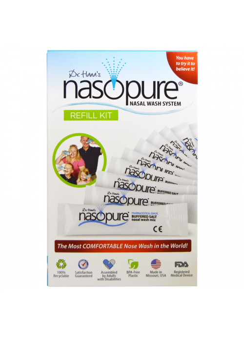 Nasopure, Nasal Wash System, Refill Kit, 1 Kit