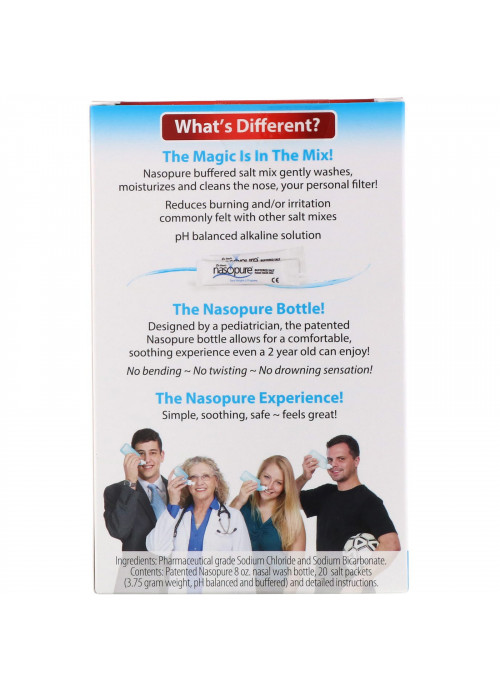 Nasopure, Nasal Wash System, System Kit, 1 Kit