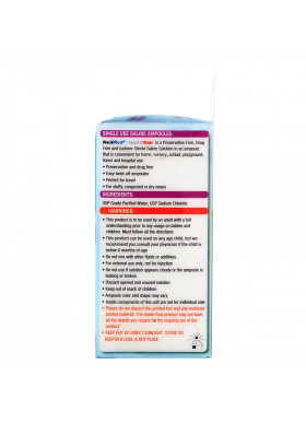 NeilMed, Naspira Drops, Babies & Kids, 12 Sterile Saline Ampoules, 0.034 fl oz (1 ml) Each