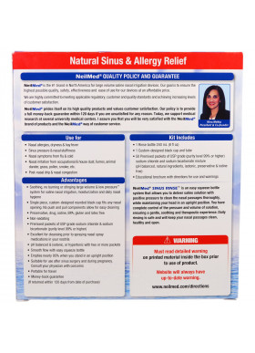 NeilMed, The Original & Patented Sinus Rinse Kit, 50 Premixed Packets, 1 Kit