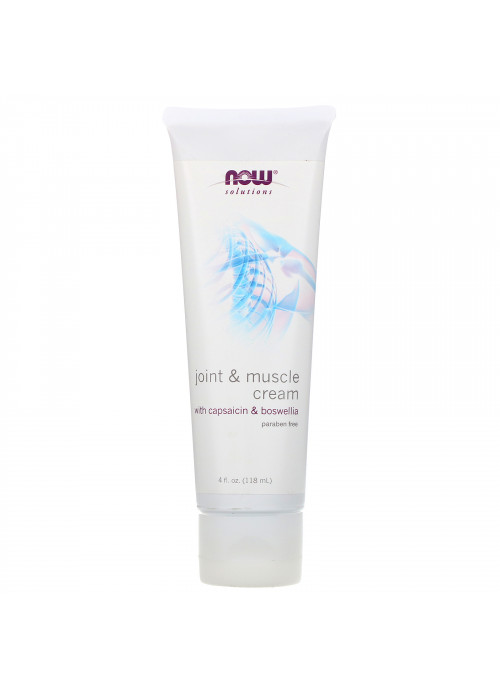 Now Foods, Solutions, Joint and Muscle Cream, 4 fl. oz (118 ml)