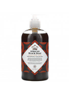 Nubian Heritage, African Black Soap, Liquid Hand Soap, 12.3 fl oz (364 ml)