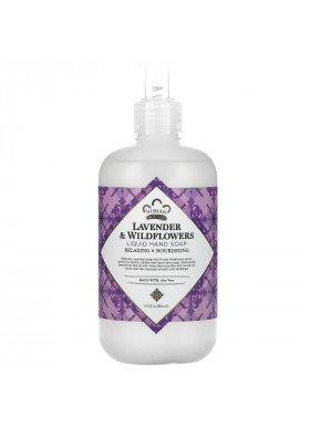Nubian Heritage, Lavender & Wildflowers, Liquid Hand Soap, 12.3 fl oz (364 ml)