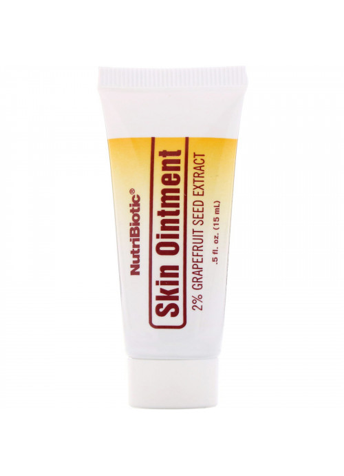 NutriBiotic, Skin Ointment, 2% Grapefruit Seed Extract with Lysine, .5 fl oz (15 ml)