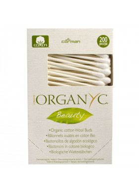 Organyc, Beauty, Organic Cotton Wool Buds, 200 Pieces