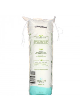 Organyc, Organic Cotton Rounds, 70 Pieces