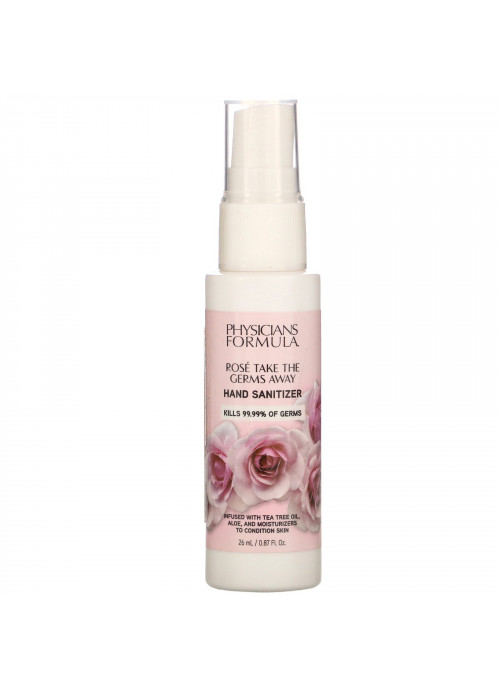 Physicians Formula, Rose Take the Germs Away, Hand Sanitizer, 0.87 fl oz (26 ml)
